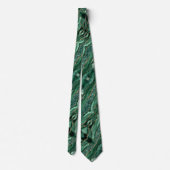 Emerald Green Gold Glitzer Funkelnd Neck Tie Krawatte (Rückseite)