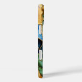 Emerald Green Gold Leaf Aesthetic Phone Case (Rückseite / Rechts)