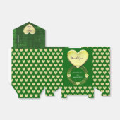 Emerald Green Gold Lila Wedding Party Events Geschenkschachtel (Ungefaltet)