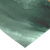 Emerald Green Gold Marble Tablecloth Individuelle Tischdecke (Schrägansicht)