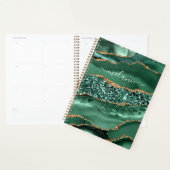 Emerald Green Gold Planner mit Individuelle Name Planer (Anzeige)