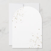 Emerald Green Gold Princess Quinceañera Einladung (Rückseite)