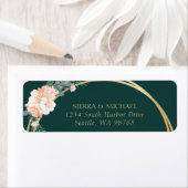 Emerald Green Gold Rings Wedding Rücksendeadresse (Insitu)