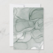 Emerald Green Gold wird meine Bridesmaid sein Einladung (Rückseite)