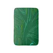 Emerald Green Imitats Brocade Badematte (Vorderseite Vertikal)