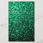 Emerald Green Imitats Glitzer Glitzern Flyer<br><div class="desc">Schöne mädchenhafte Smaragd grün glänzende Glitzer Glitzern. Foto der Grünen Glitzern nicht wirklich Glitzer!</div>