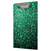 Emerald Green Imitats Glitzer Glitzern Klemmbrett (Links)
