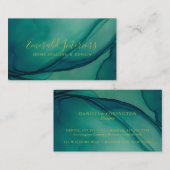 Emerald Green Inkwell Visitenkarte (Vorne/Hinten)