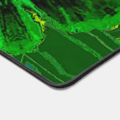 Emerald Green Irish Theme Custom Desk Mat Schreibtischunterlage (Ecke)