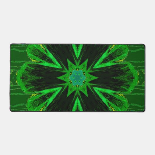 Emerald Green Irish Theme Custom Desk Mat Schreibtischunterlage (Vorderseite)