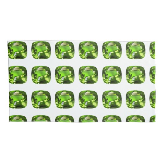 Emerald Green Kissenbezug (Rückseite-Rechts)