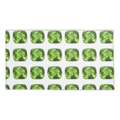 Emerald Green Kissenbezug (Rückseite-Links)