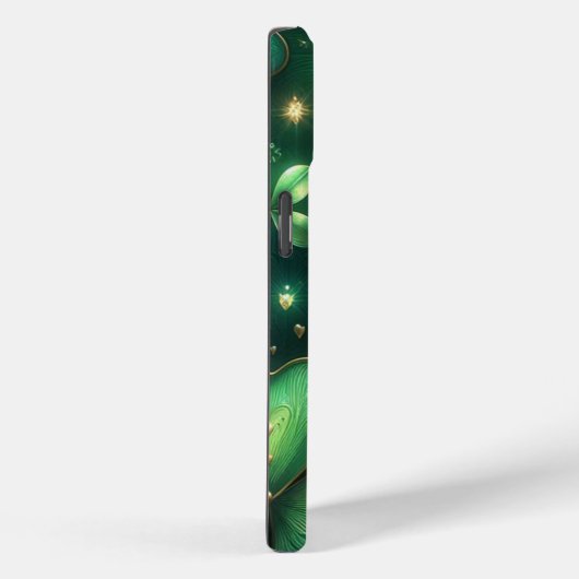 Emerald Green Kleeblatt Hüllen (Rückseite / Rechts)