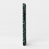 Emerald Green Leopard Print Case-Mate iPhone Hülle (Hinten/Links)