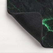 Emerald Green Lightning Marble Mouse Pad Mousepad (Ecke)