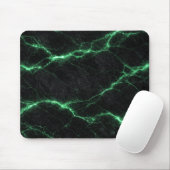 Emerald Green Lightning Marble Mouse Pad Mousepad (Mit Mouse)