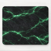 Emerald Green Lightning Marble Mouse Pad Mousepad (Vorne)