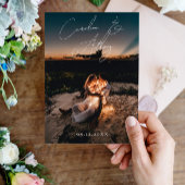 Emerald Green Magical Gold Wedding Einladung