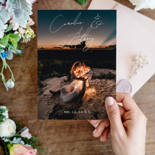 Emerald Green Magical Gold Wedding Einladung