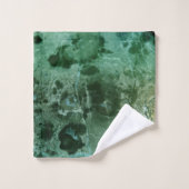 Emerald Green Marble Delicado #1 #wall #decor #art Badhandtuch Set (Waschlappen)