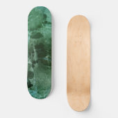 Emerald Green Marble Delicado #1 #wall #decor #art Skateboard (Vorderseite)