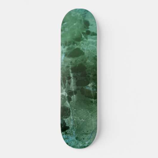 Emerald Green Marble Delicado #1 #wall #decor #art Skateboard (Vorderseite)