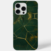 Emerald Green Marble Gold Glitzer Case-Mate iPhone Hülle (Rückseite)