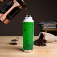 Emerald Green Marble Water Flasche