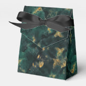 Emerald Green Marble Wedding Geschenkschachtel (Vorderseite)