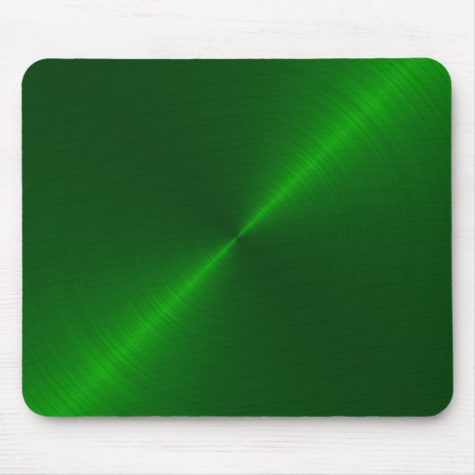 Emerald Green Metallic Looking Mouse Pad Mousepad (Vorne)