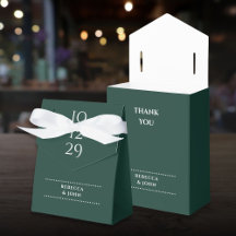 Emerald Green Minimalistisch Special Date Hochzeit