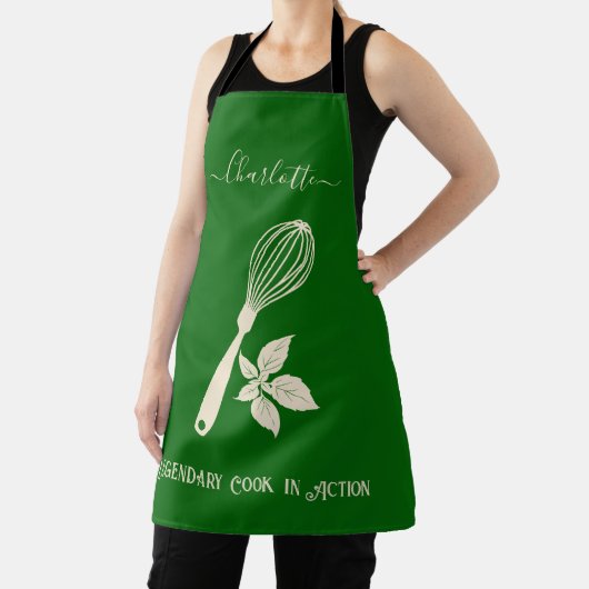 Emerald Green mit Champagne Gold Whisk und Herb Schürze (InSitu)