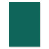 Emerald Green Modern Eleganter einzigartiger Hochz Tischnummer (Rückseite)