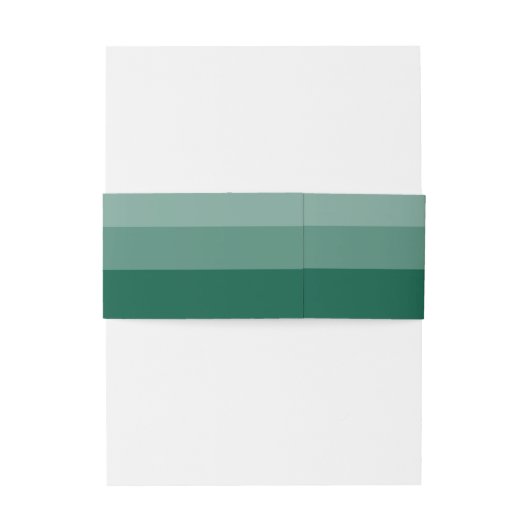 Emerald Green Modern Script Wedding Einladungsbanderole (Rückseitenbeispiel)