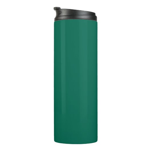 Emerald Green Modern Typografy Personalisiert Thermosbecher (Nach rechts gedreht)