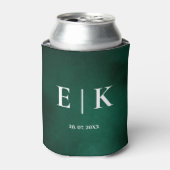 Emerald Green Monogram Dosenkühler (Kanne Vorderseite)
