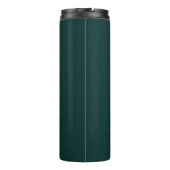 Emerald Green Mountain Personalisiert Custom Thermosbecher (Rückseite)