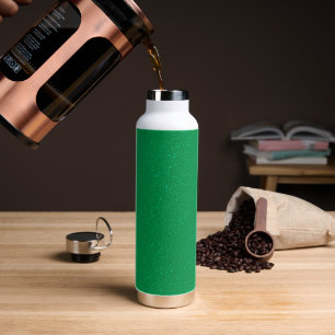 Emerald Green Noise Textur Wasserflasche Trinkflasche