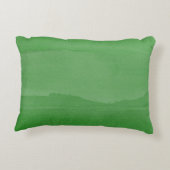 Emerald Green Ombre für Junge mit Namen Dekokissen (Rückseite)