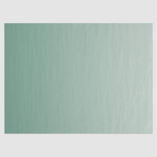 Emerald Green Ombre Seidenpapier (Vorderseite)