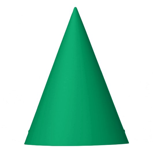 Emerald Green Party Hat - Anpassbar und elegant Partyhütchen (Vorderseite)