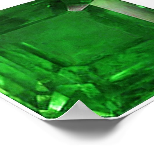 Emerald Green Poster (Ecke)