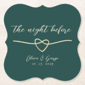 Emerald Green Probe Dinner Untersetzer (Vorderseite)