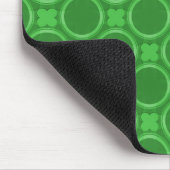 Emerald Green Quirky Charm Mousepad (Ecke)