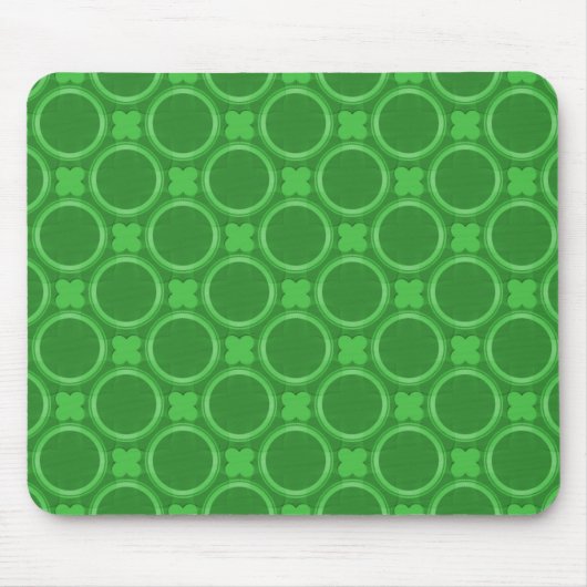 Emerald Green Quirky Charm Mousepad (Vorne)