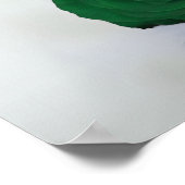 Emerald Green Rose 19 Table Wedding Seating Chart Poster (Ecke)