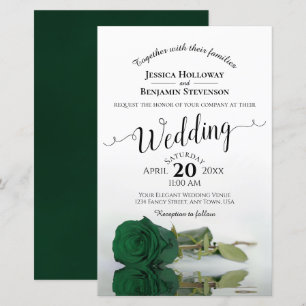 Emerald Green Rose HAUSHALT für Hochzeitsfeiern