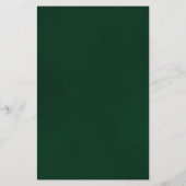 Emerald Green Rose HAUSHALT für Hochzeitsfeiern (Rückseite)