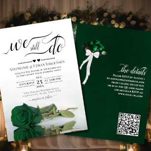 Emerald Green Rose wir machen immer noch einen neu Einladung