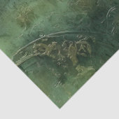 Emerald Green Rustic Steampunk Clock (10) Seidenpapier (Detail)